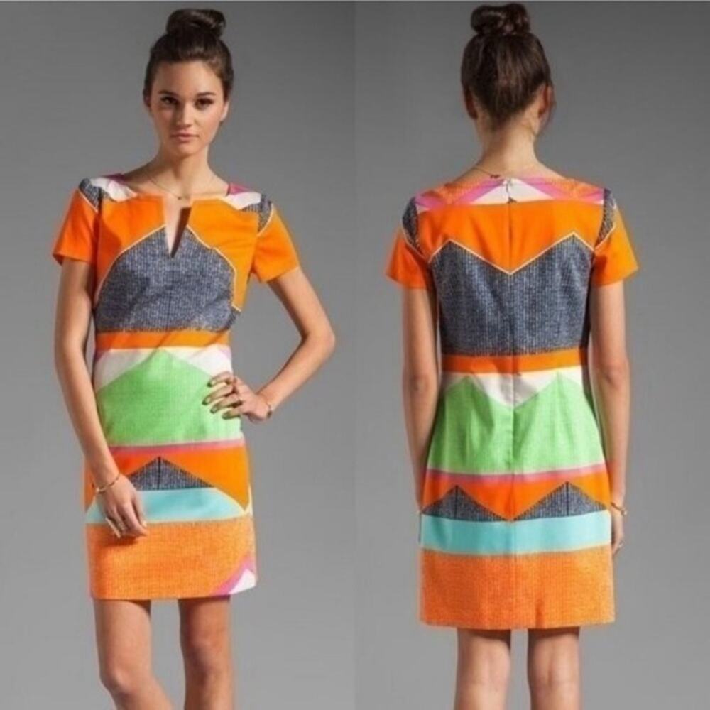 Trina Turk Revolve Lincoln Road Museum Geometric Business Casual Mini Dress 6